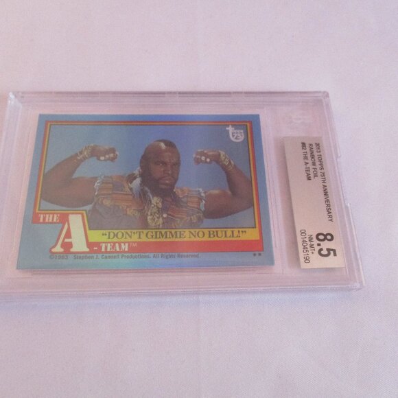 2013 TOPPS 75TH ANNIVERSARY RAINBOW FOIL #52 THE A TEAM NM-MT+ 8.5 - Picture 3 of 4